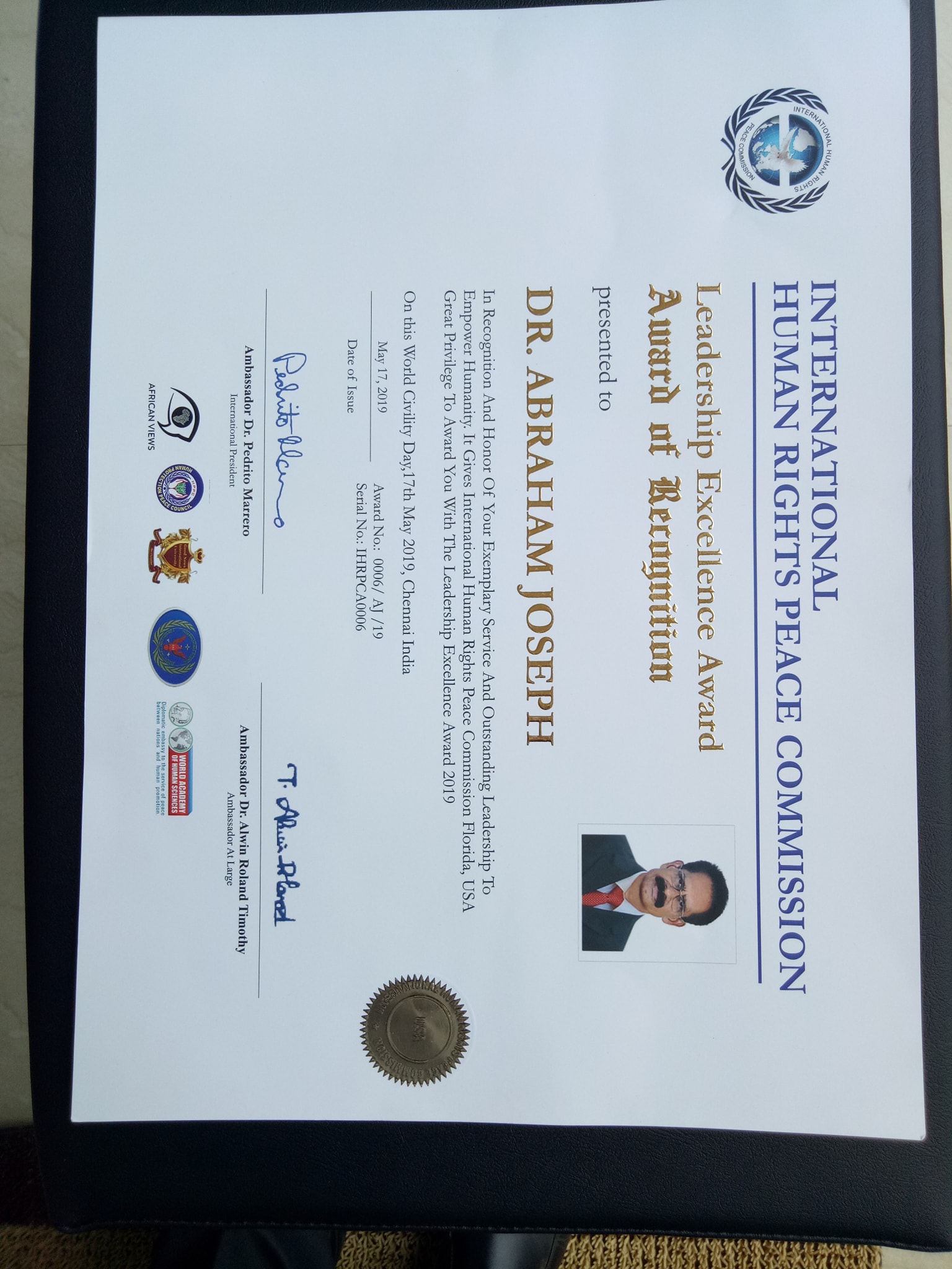HUMAN RIGHTS AWARD